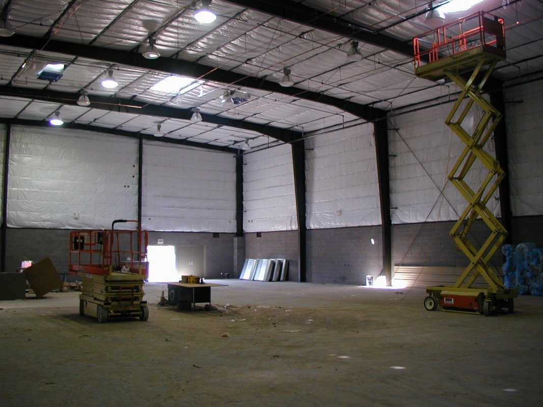 NWCA interior during construction